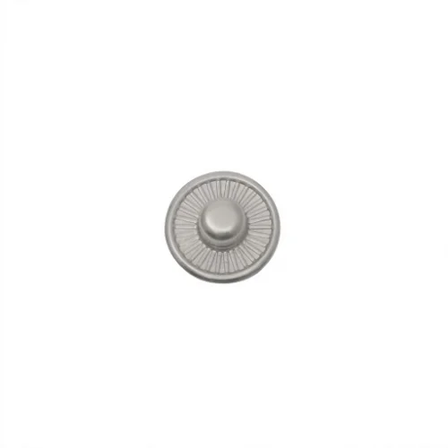 9.2 Mm Spring Snap Button Stud Part Vt2 - Mat Free Nikel