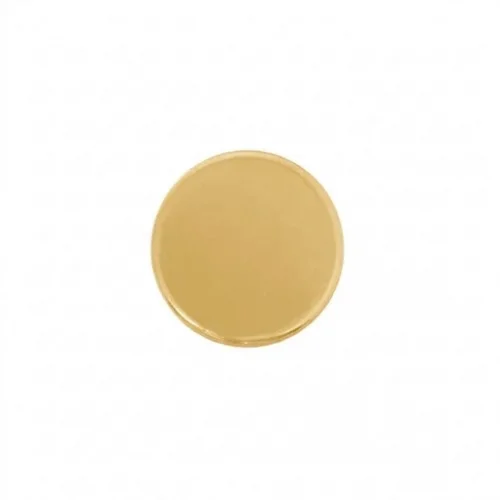 17 Mm Spring Snap Button Coin Cap Part - Sıcak Sarı Free Nikel