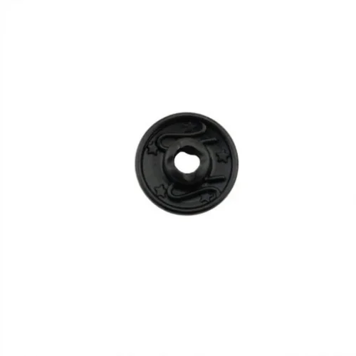 Spring Snap Button Socket Part ( Five Star Patterned ) - Avrupa Siyah Oksit