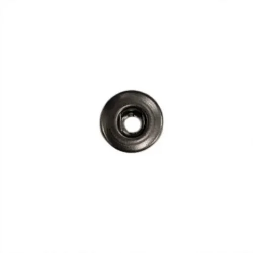 Spring Snap Button Socket Part Plain Logo - Siyah Free Nikel