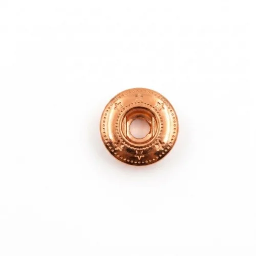 Spring Snap Button Socket Part Standart (Six Star Socket Logo) - Bakır