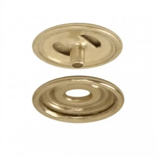 54 Kapak Altı Metal Pul Parça Çıtçıt - Ham