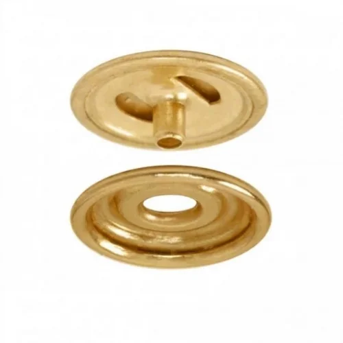 Spring Snap Button Washer Part - Sıcak Sarı Free Nikel