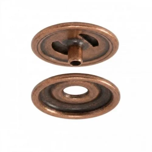Spring Snap Button Washer Part - Bakır Oksit