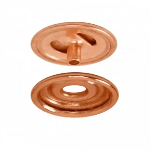 Spring Snap Button Washer Part - Bakır