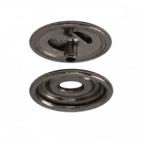 Spring Snap Button Washer Part - Siyah Nikel*