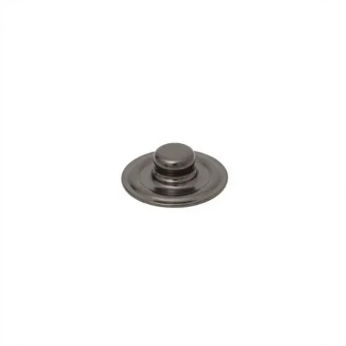 Caas 120 Flat Type Spring Snap Button Stud Part - Siyah Nikel*