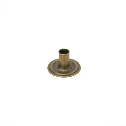 Caas 120 Flat Type Spring Snap Button Post Part - Antik Sarı