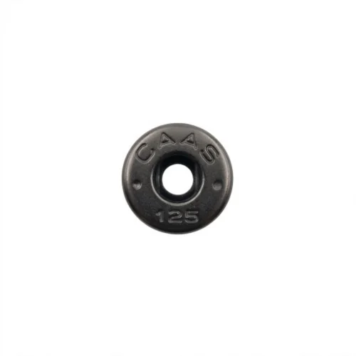 Caas 125 Flat Type Spring Snap Button Socket Part - Siyah Free Nikel