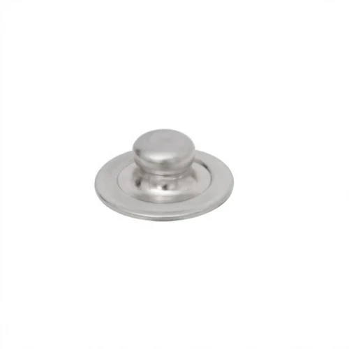 Caas 125 Flat Type Spring Snap Button Stud Part - Mat Free Nikel