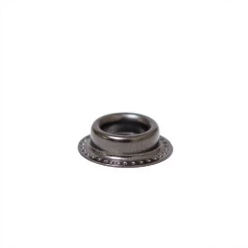 Mını 61 Press Snap Stud Part For Plastıc Segman Parts - Siyah Free Nikel