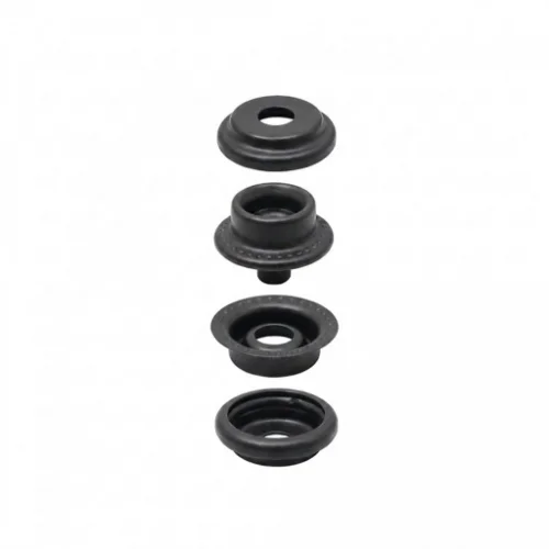 Mını 61 Press Snap Button Double Stud Part - Avrupa Siyah Oksit