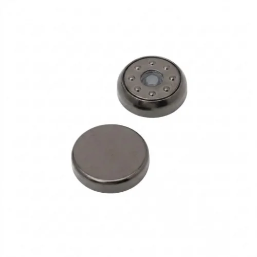 Tr 200 Snap Button Stud Part (3 Parts) - Siyah Free Nikel