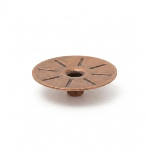 16 Mm Hıdden Cap Wıth Patterned Part - Bakır Oksit