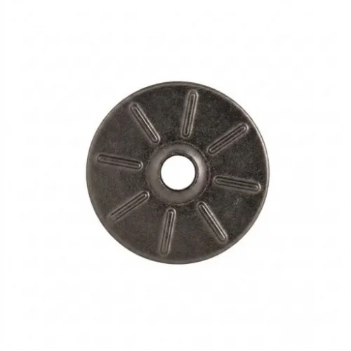 16 Mm Hıdden Cap Wıth Patterned Part - Siyah Nikel*