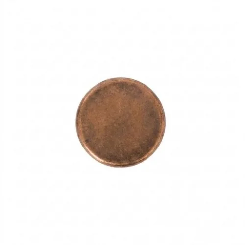 15 Mm 61 Press Snap Button Cap Part - Bakır Oksit