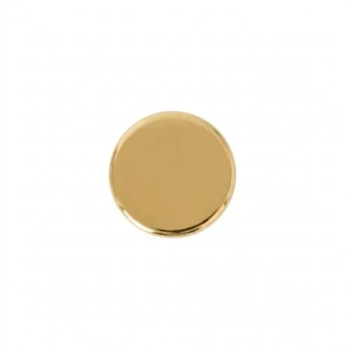 15 Mm 61 Press Snap Button Flat Cap Part - Sıcak Sarı Free Nikel