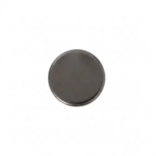 15 Mm 61 Press Snap Button Flat Cap Part - Siyah Nikel*