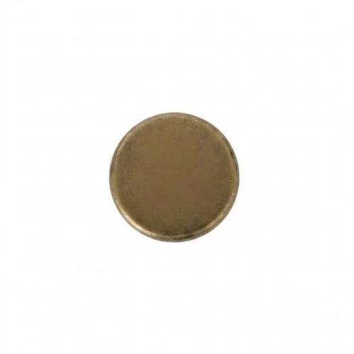 17 Mm 61 Press Snap Button Cap Part - Antik Sarı