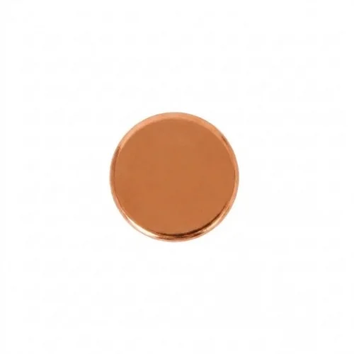 17 Mm 61 Press Snap Button Flat Cap Part - Bakır
