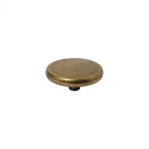 17 Mm 61 Press Snap Button Coın Cap Part - Antik Sarı