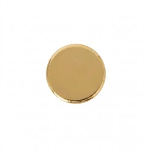 17 Mm 61 Press Snap Button Coın Cap Part - Sıcak Sarı Free Nikel