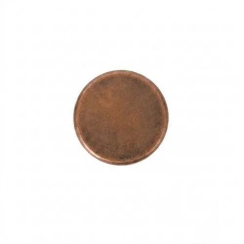 17 Mm 61 Press Snap Button Coın Cap Part - Bakır Oksit