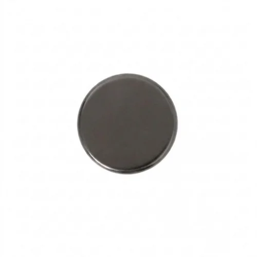 17 Mm 61 Press Snap Button Coın Cap Part - Siyah Nikel*