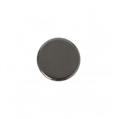 20 Mm 61 Press Snap Button Flat Cap Part - Siyah Free Nikel