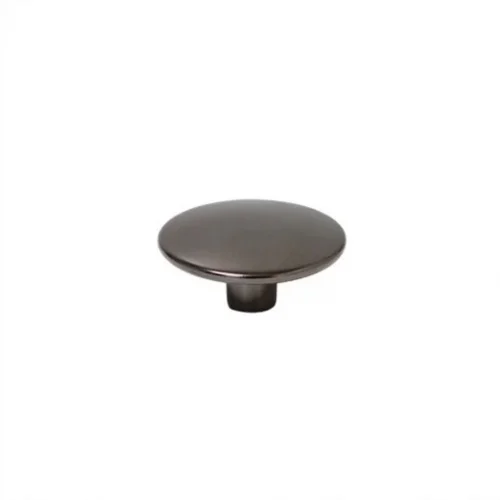 20 Mm 61 Press Snap Button Flat Cap Part - Siyah Nikel*