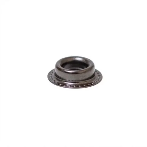 Maxı 61 Press Snap Button Stud Part - Siyah Free Nikel