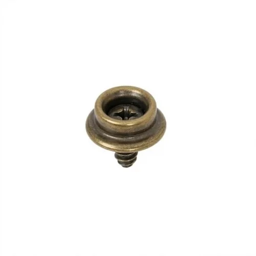 Maxı Pres Snap Button Screw Stud Part - Antik Sarı