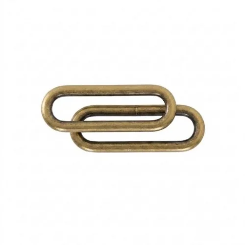 3 No Oval Pul - Antik Sarı