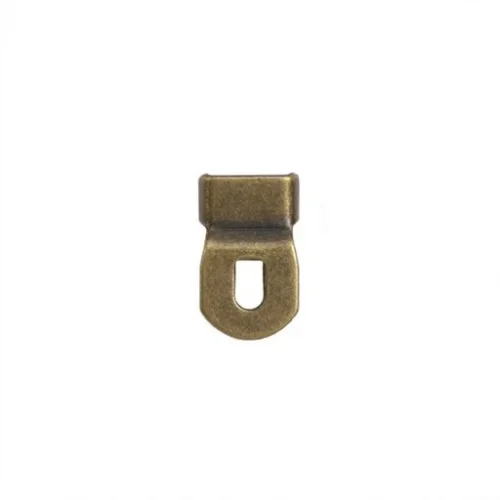 010-1 Hole Type Trouser Hook Part - Antik Sarı