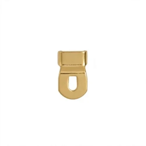 010-1 Hole Type Trouser Hook Part - Sıcak Sarı Free Nikel