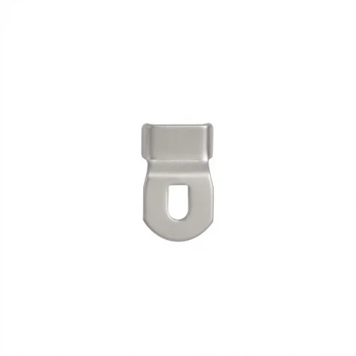 010-1 Hole Type Trouser Hook Part - Mat Free Nikel