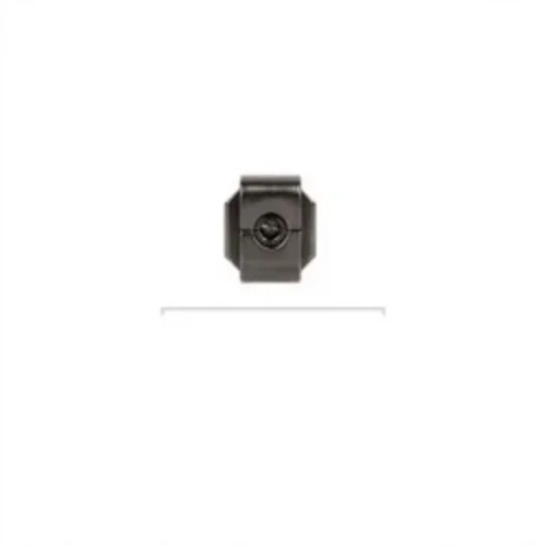 102-1 Hole Type Trouser Hook Part - Siyah Free Nikel