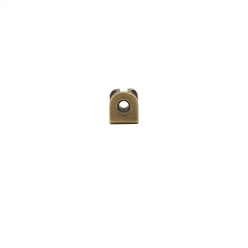 102-2 Hole Type Trouser Hook Part - Antik Sarı