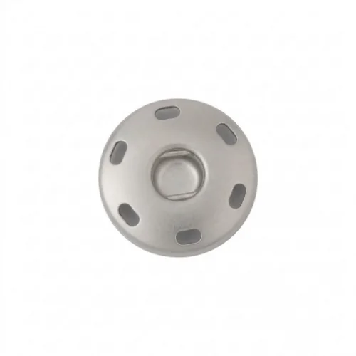 17 Mm Elde Dikme Çıtçıt Dişi Parça 6 Delik - Mat Free Nikel
