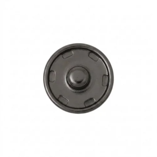 17 Mm Elde Dikme Çıtçıt Erkek Parça 6 Delik - Siyah Free Nikel