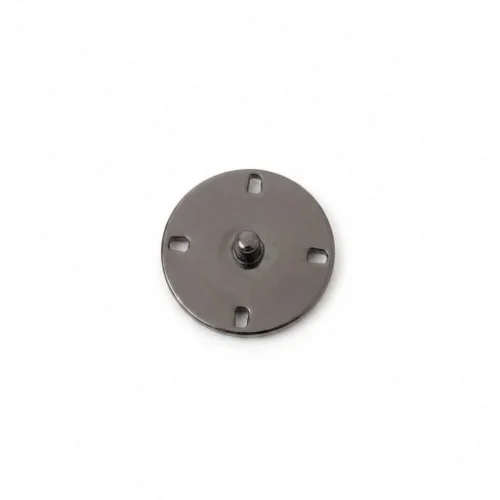 20 Mm Sewıng Snap Button Stud Part (7.5 Mm) - Siyah Nikel*