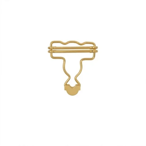 B-40 Dalgalı Salopette Buckle Wıth Double Adjustment Wıth Calassıc Head - Sıcak Sarı Free Nikel
