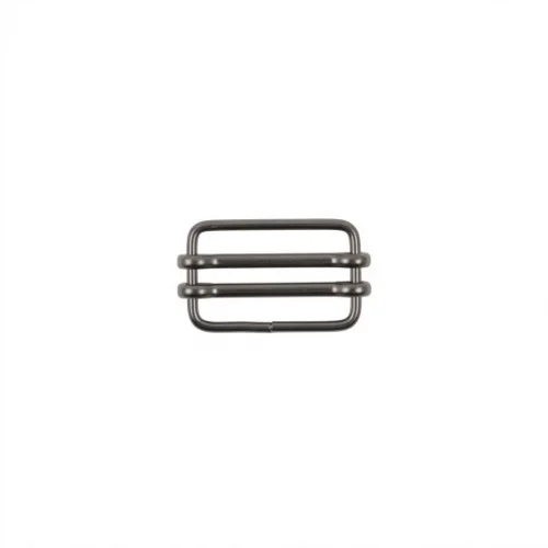 3.5 Cm Adjustment Buckle Wıth Double Adjustment - Siyah Free Nikel