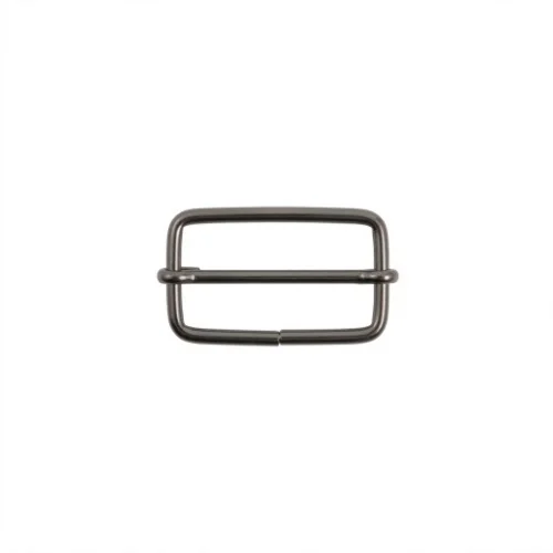 4 Cm Ayar Toka Tek Sürgülü (3 Mm Kalınlık) - Siyah Free Nikel