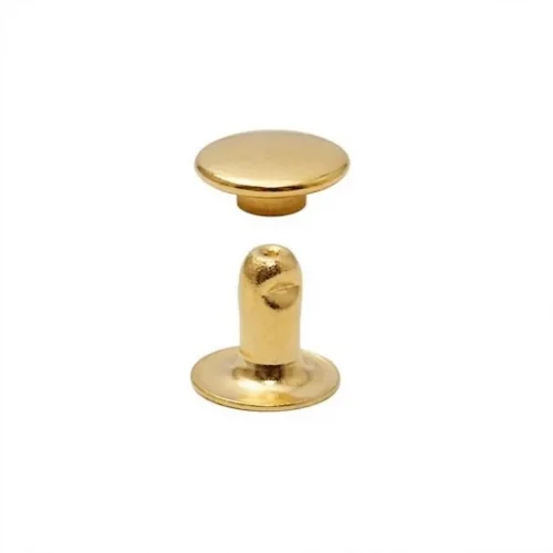 6 Mm Trop Rıvet Cap Part Long - Sıcak Sarı Free Nikel
