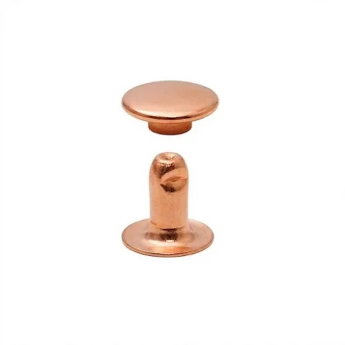 6 Mm Trop Rıvet Cap Part Long - Bakır