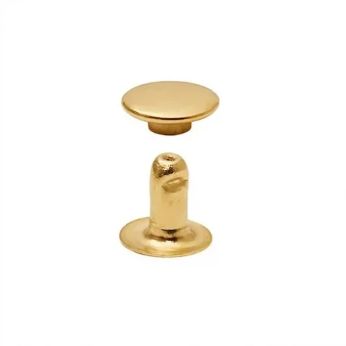 7 Mm Trop Rıvet Cap Part Long - Sıcak Sarı Free Nikel