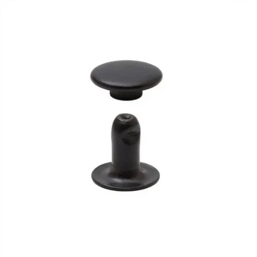 7 Mm Trop Rıvet Cap Part Long - Avrupa Siyah Oksit
