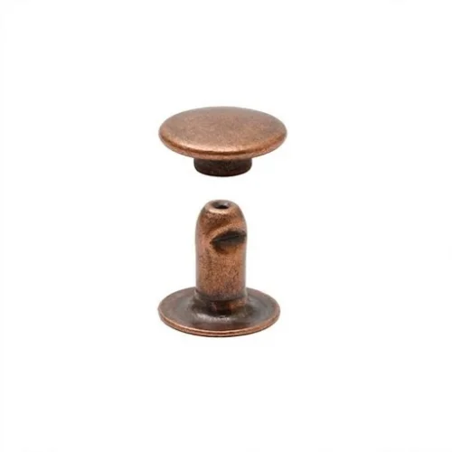 7 Mm Trop Rıvet Cap Part Long - Bakır Oksit