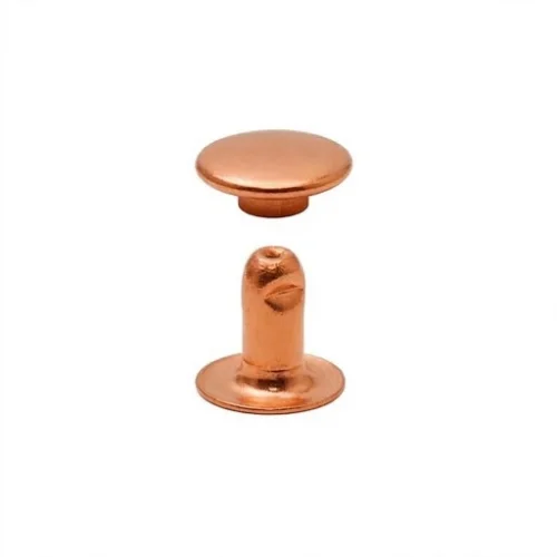 7 Mm Trop Rıvet Cap Part Long - Bakır